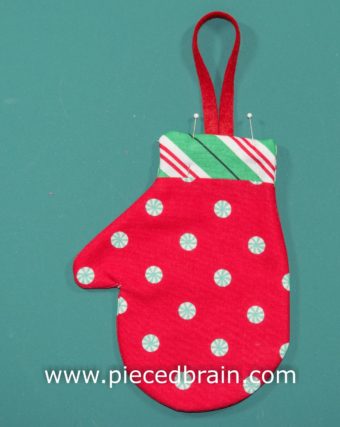 Christmas ornament sewing project