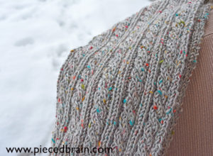 Knitted Tweed Scarf