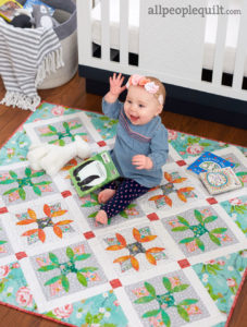 Floral Tiles quilt