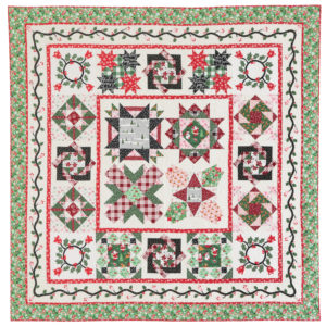 Winter Cheer quilt as Block of the Month