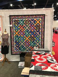 Free quilt pattern with stitch and flip blocks