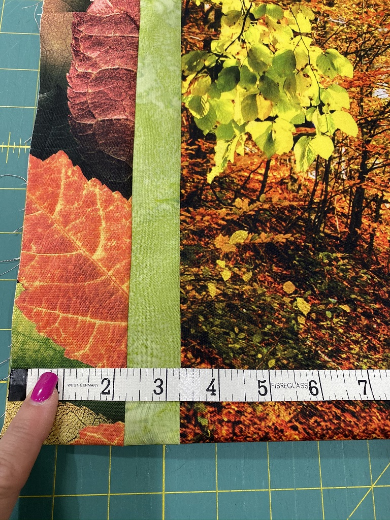 Make this easy fall panel quilt in one afternoon