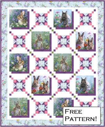 3 free quilted projects to celebrate Easter
