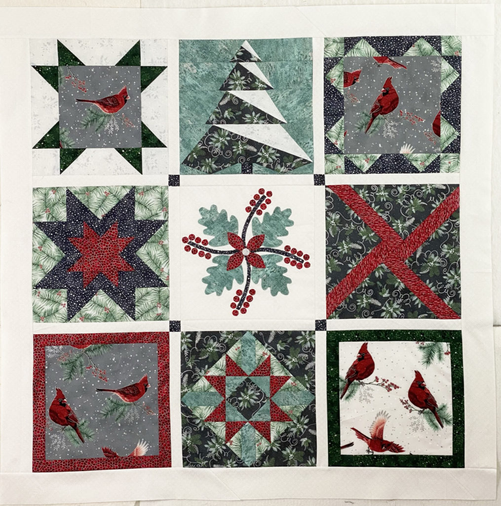Christmas Quilts with 12-inch Quilt Blocks
