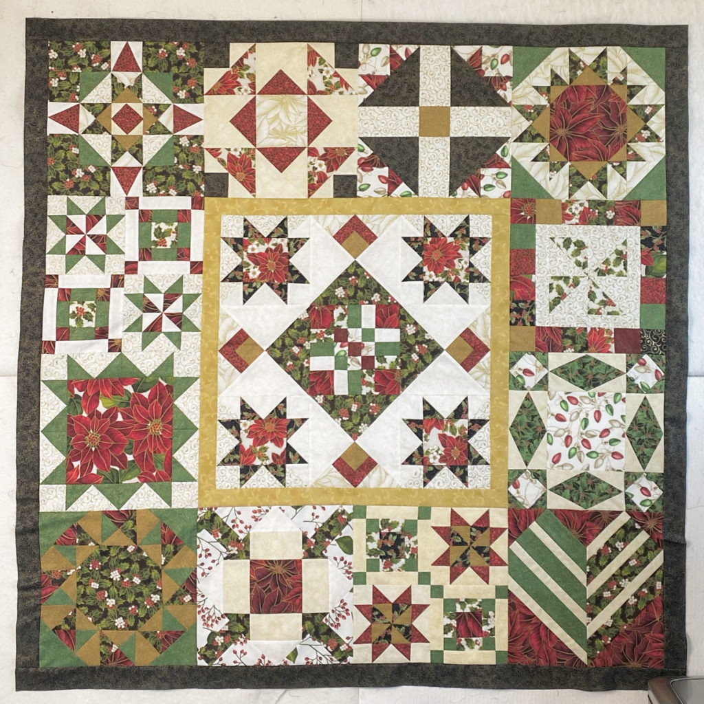 Christmas Quilts with 12-inch Quilt Blocks