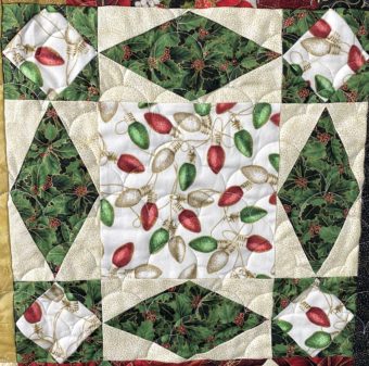 Christmas quilting for decoration or gifts