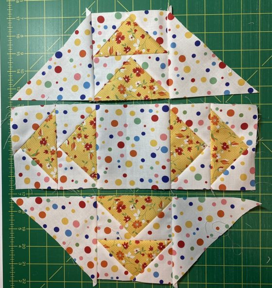 Flying geese quilt block tutorial - Pieced Brain