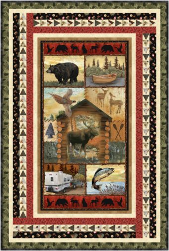 cabin decor with quilts for men