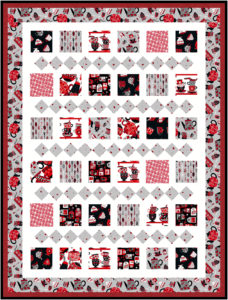 Two free patterns for table runner and quilt
