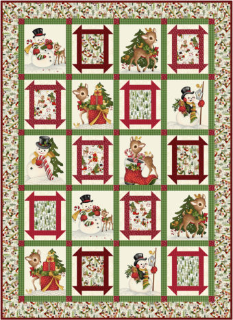Download 2 free Christmas quilt patterns