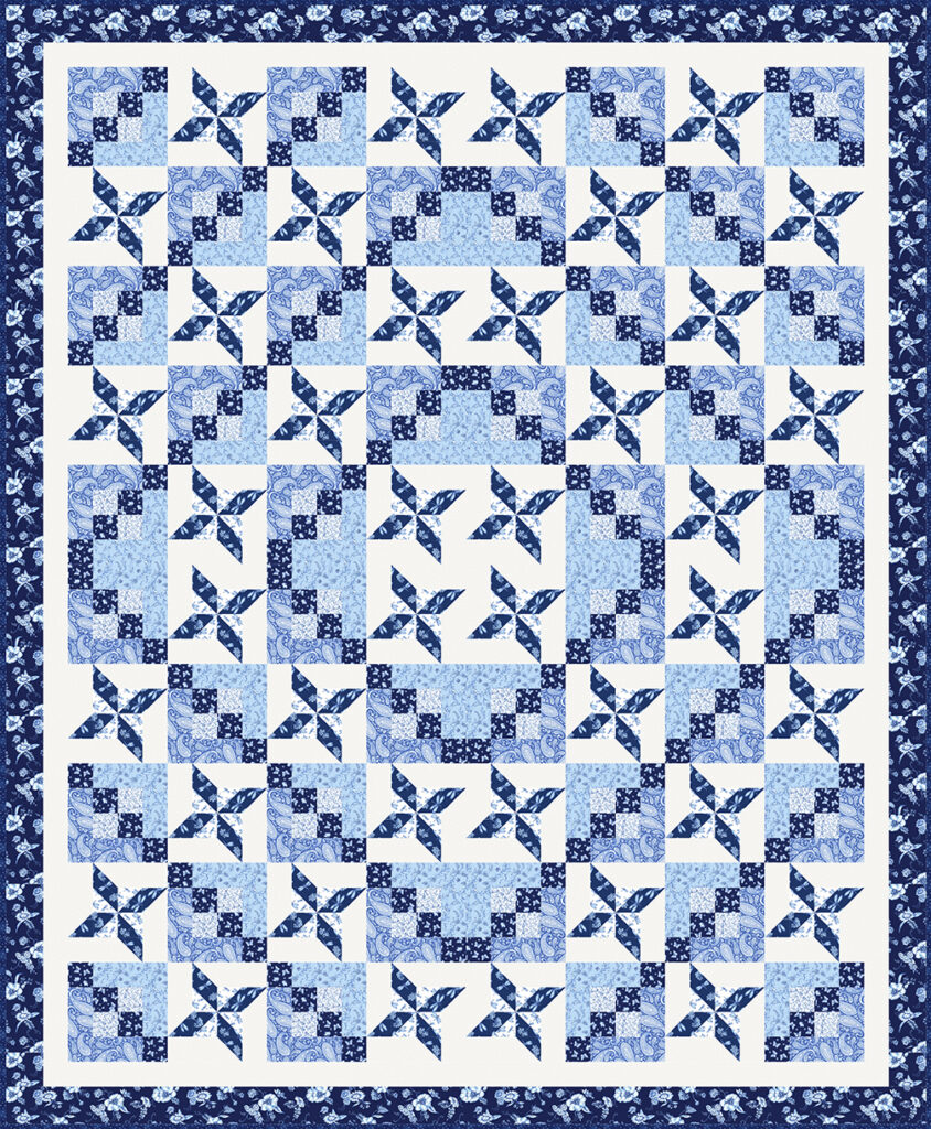 Blue and White Free Quilt Patterns