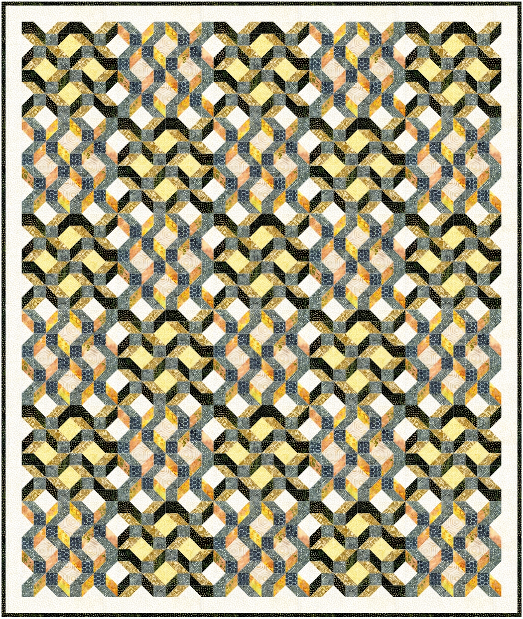 Modern quilt pattern for home decor - Pieced Brain