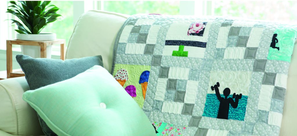 Piece and Applique Modern Quilt Blocks