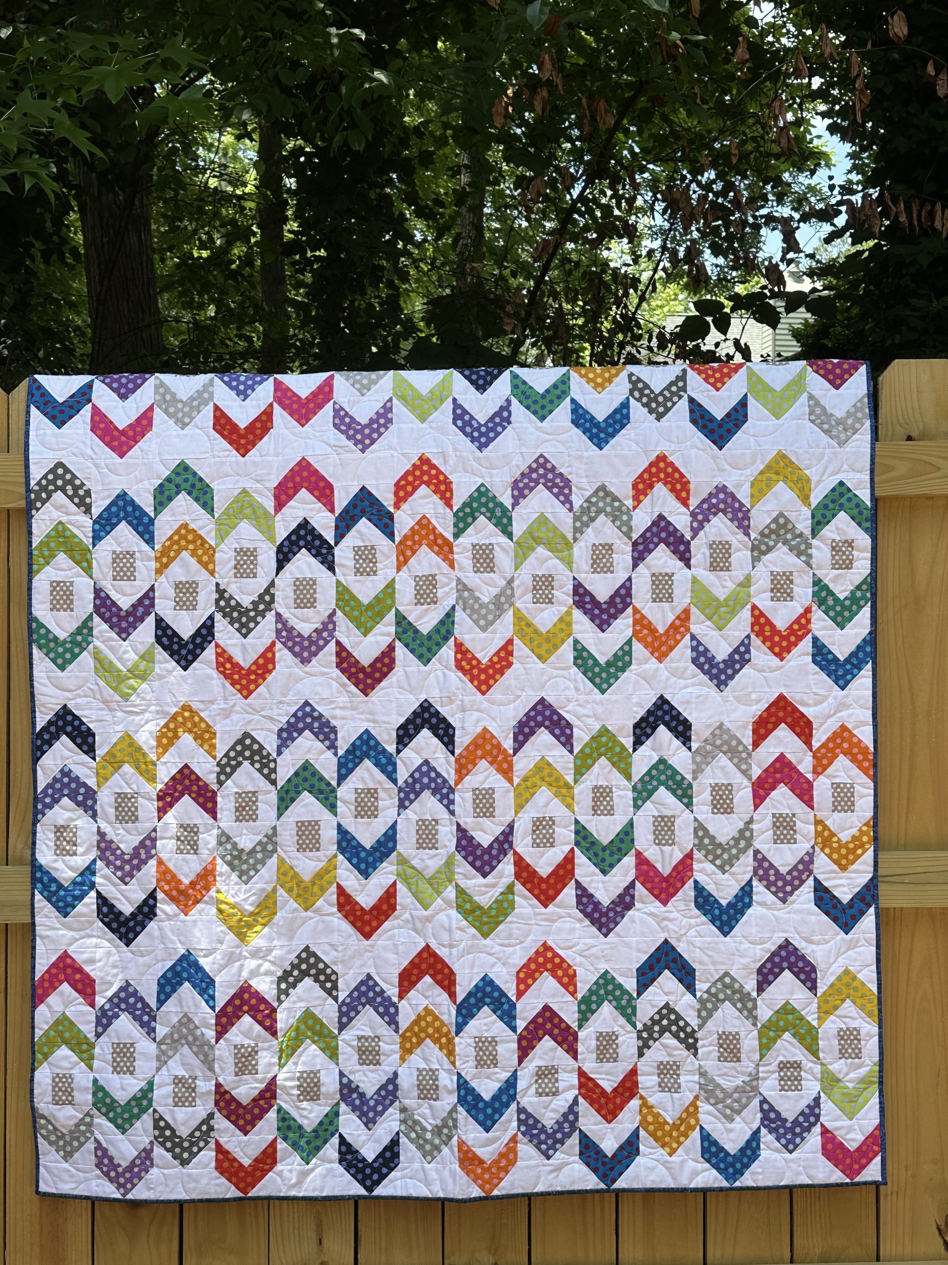 Layer Cake-friendly quilt pattern - Pieced Brain Layer Cake-friendly ...