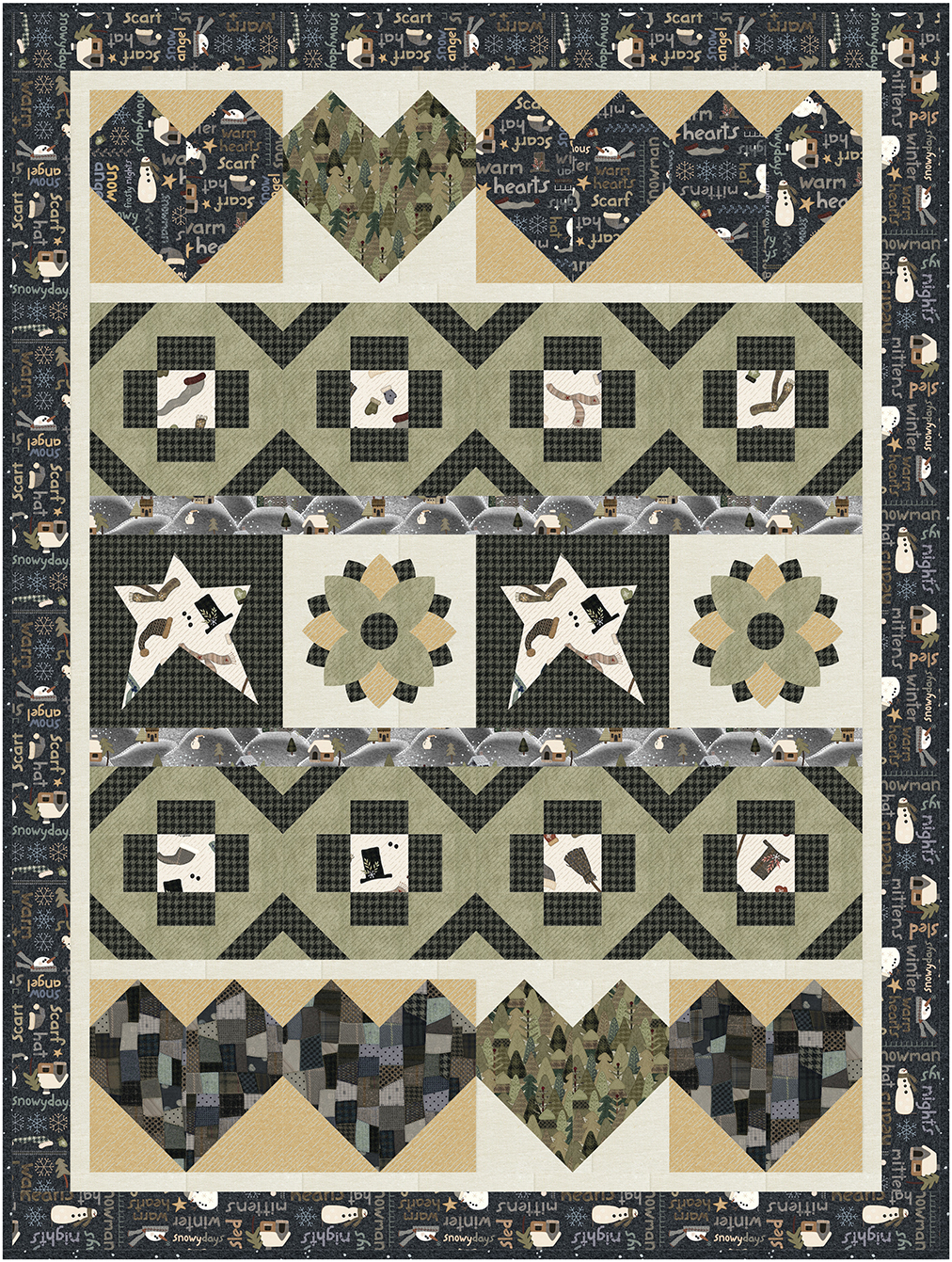 Download 2 free quilt patterns - Pieced Brain