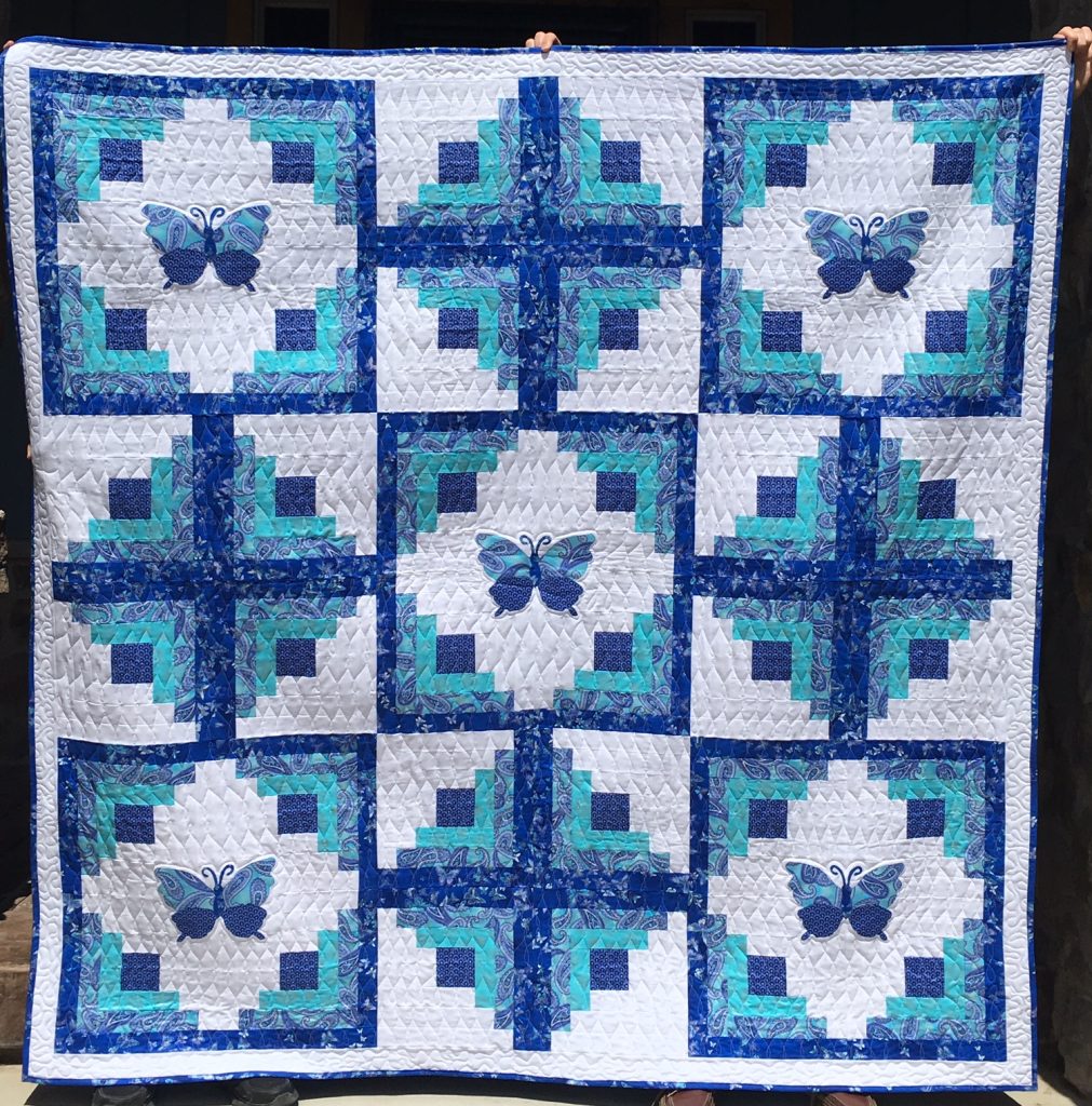 Log Cabin quilt