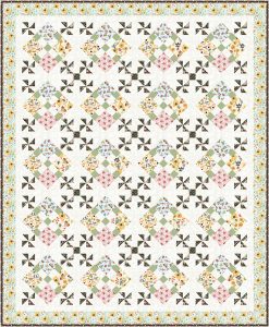 Free quilt pattern with pinwheels