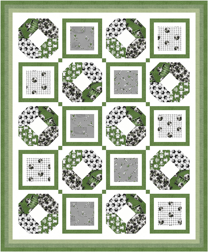 2 Free Soccer Quilt Patterns