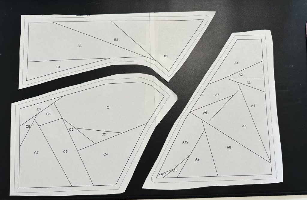 how to draw FPP quilt blocks
