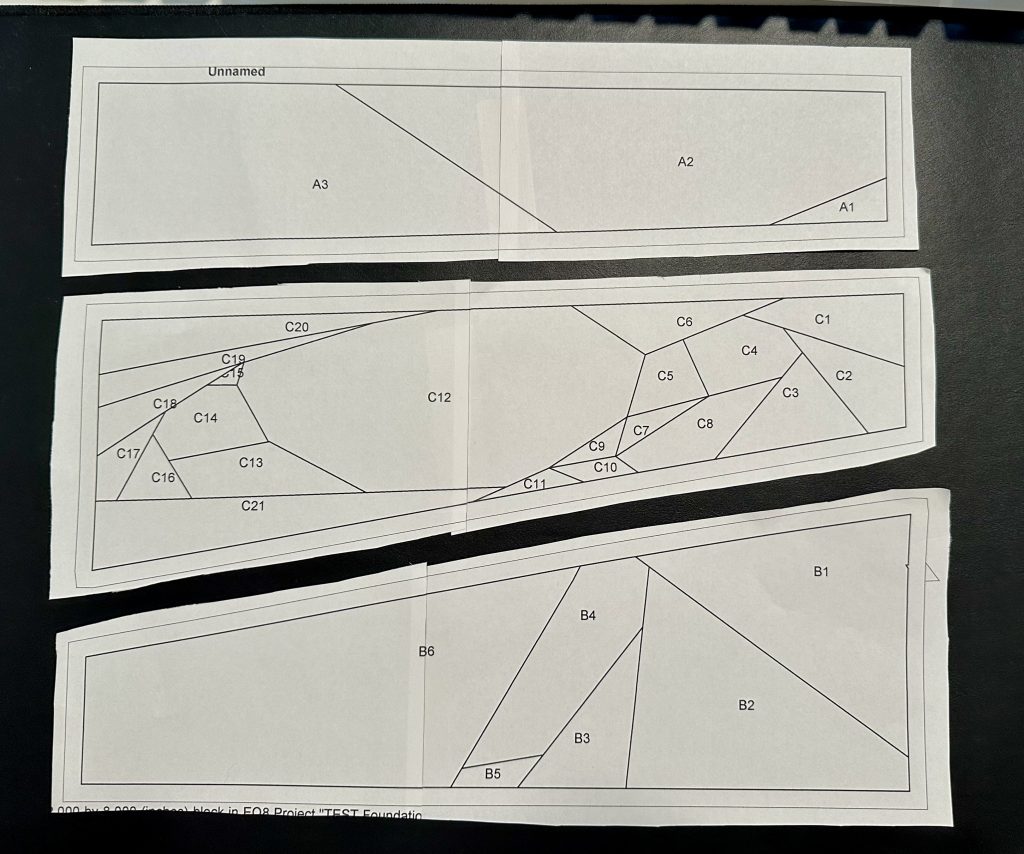 how to draw FPP quilt blocks