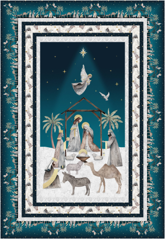 Free Holiday Panel Quilt Pattern