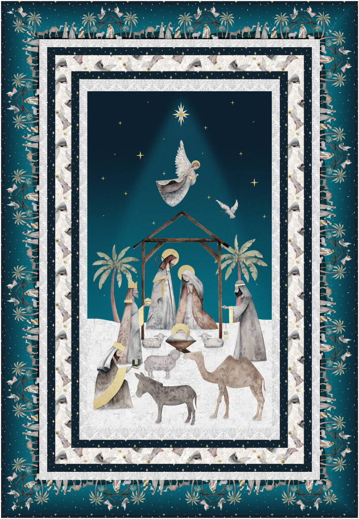 Free Holiday Panel Quilt Pattern