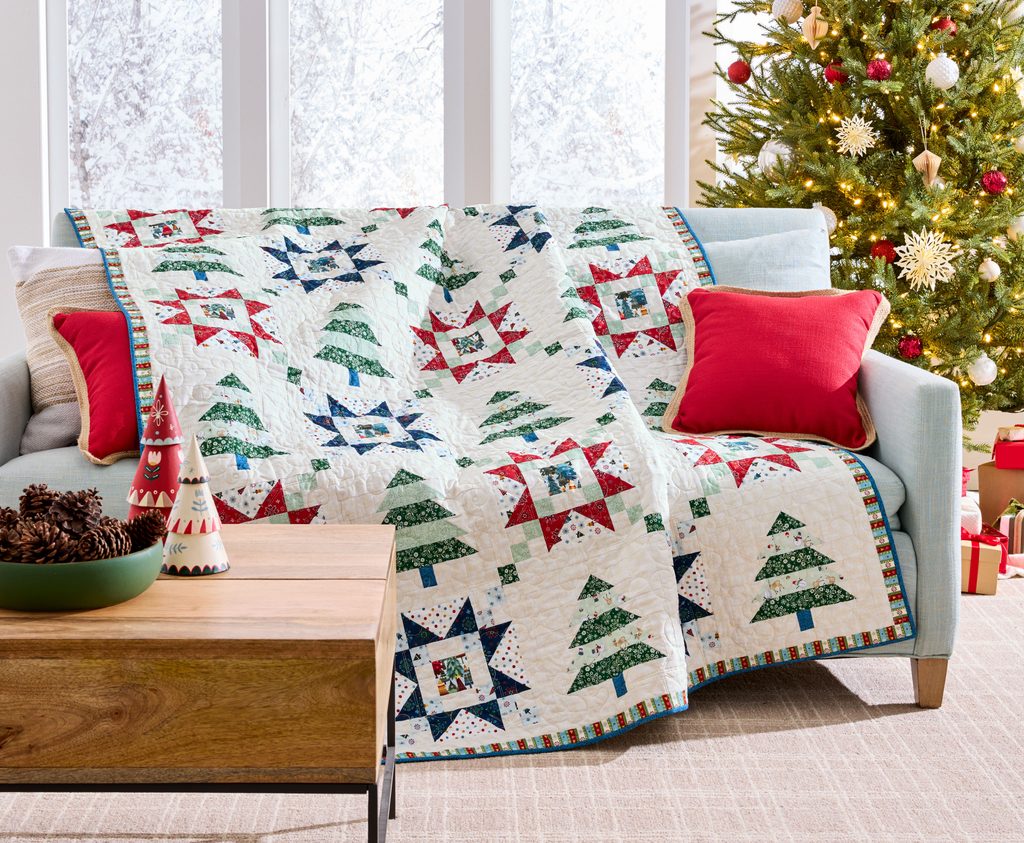 Christmas Trees and Stars quilt