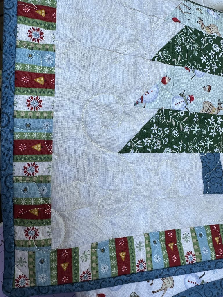 Christmas Trees and Stars quilt